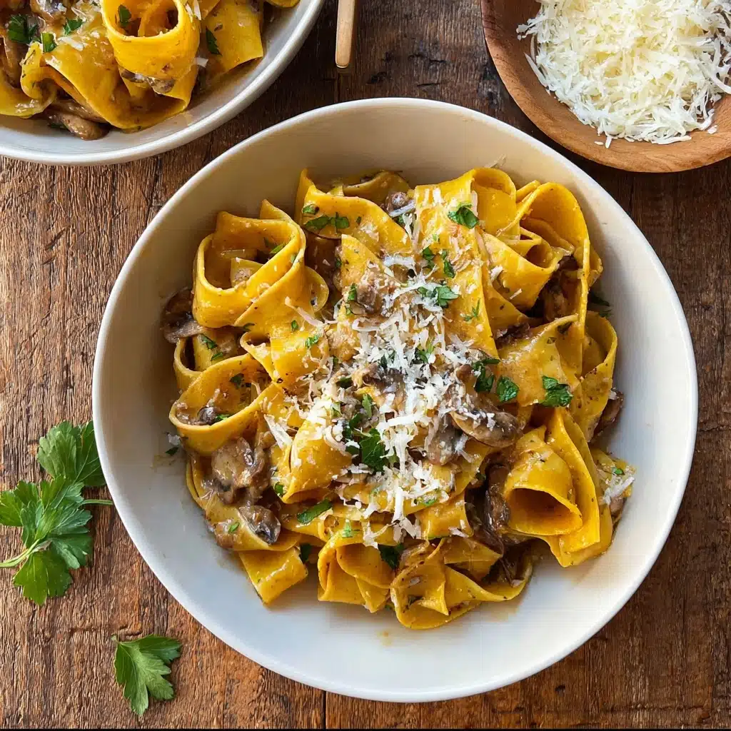 Mushroom Ragù Pappardelle Recipe - Recipe Image
