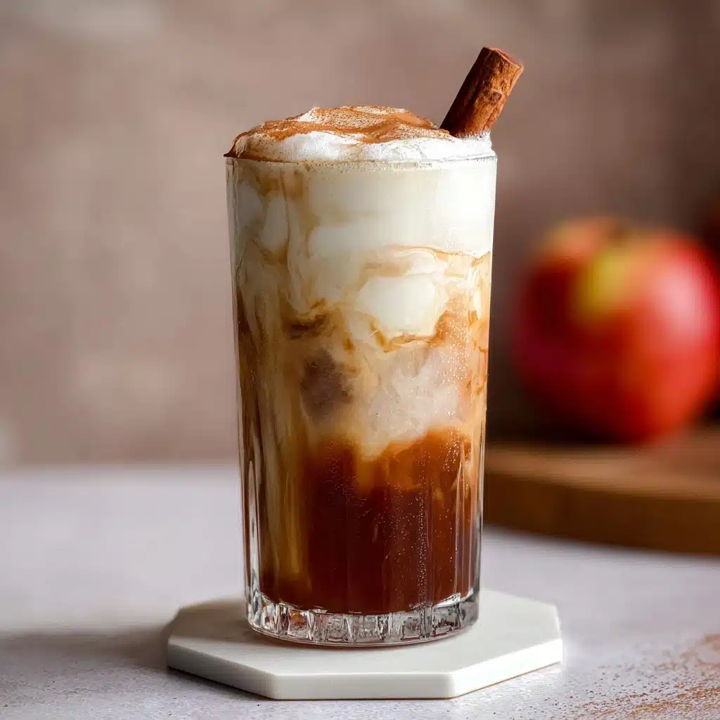 Iced Apple Crisp Nondairy Cream Chai Latte Recipe - Recipe Image