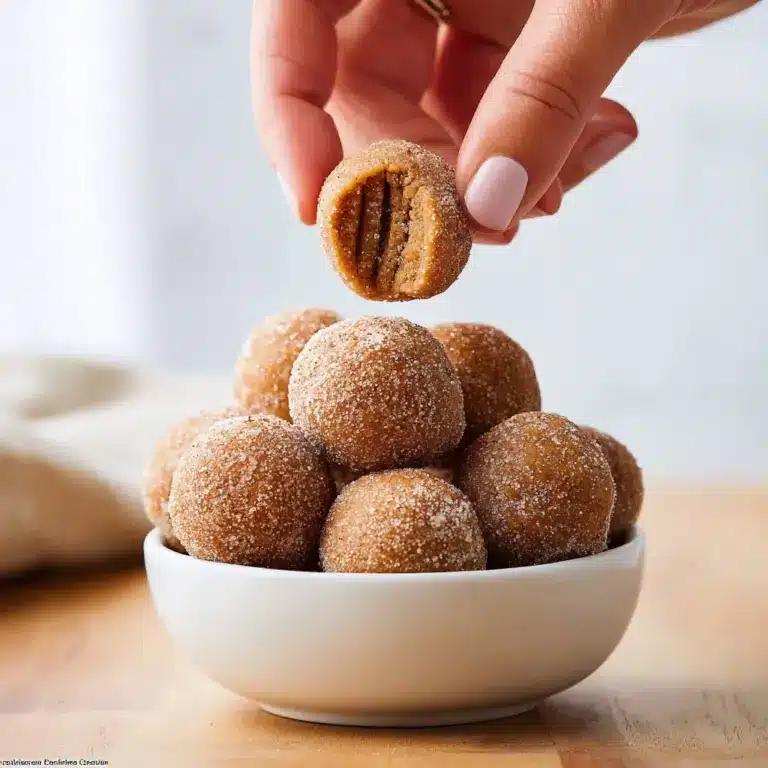 No Bake Snickerdoodle Energy Balls (6 Ingredients) Recipe