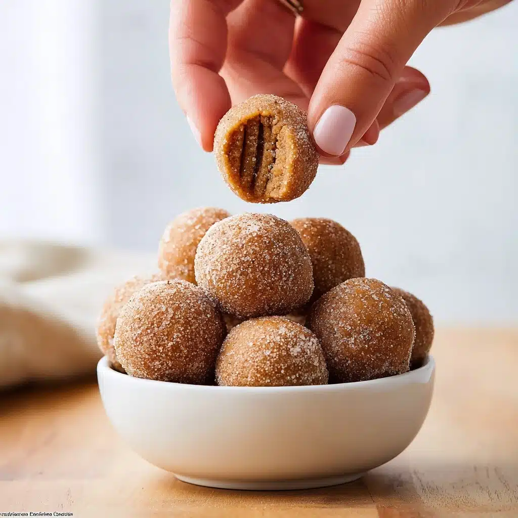 No Bake Snickerdoodle Energy Balls (6 Ingredients) Recipe