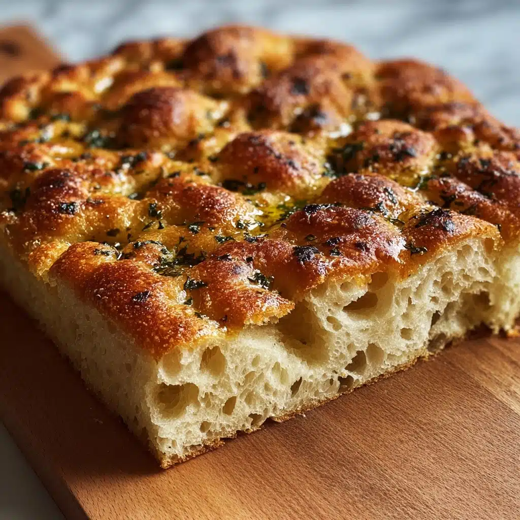 Garlic Parmesan Focaccia Recipe