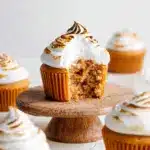 Sweet Potato Cupcakes with Toasted Meringue Frosting Recipe