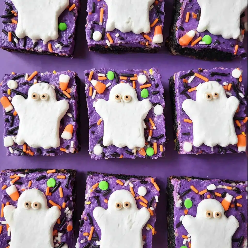Spooky Ghost Brownies Recipe - Recipe Image
