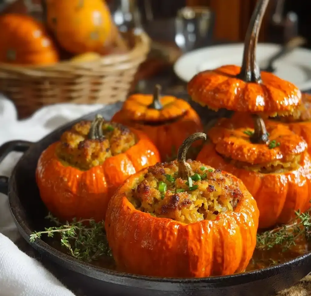 Stuffed Mini Pumpkins Recipe