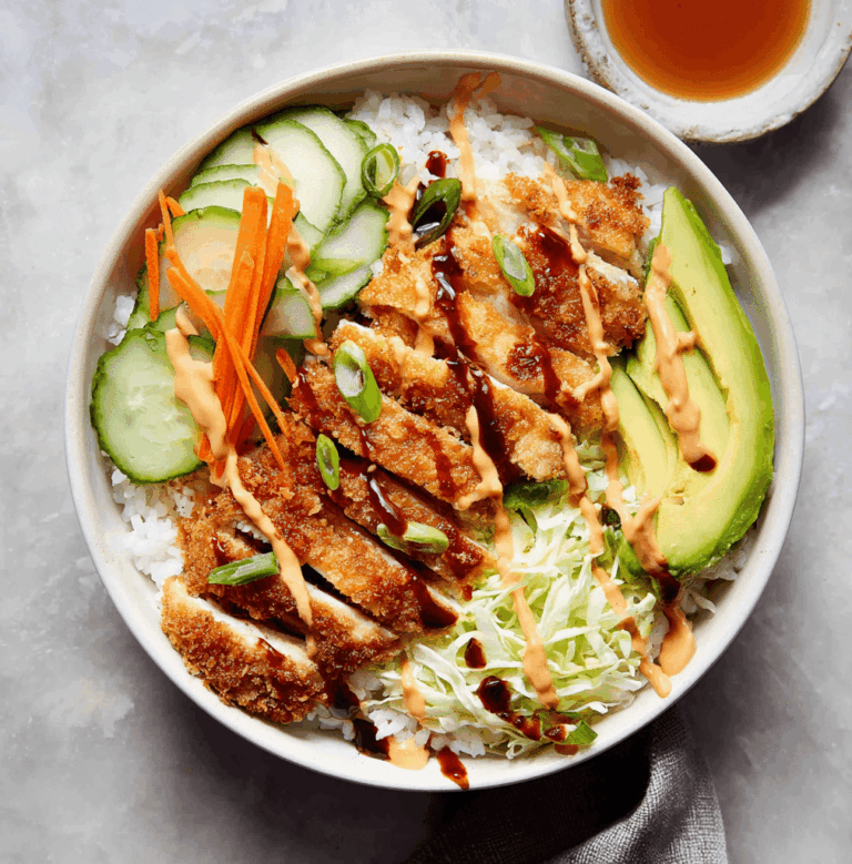Crispy Chicken Katsu Bowls Recipe