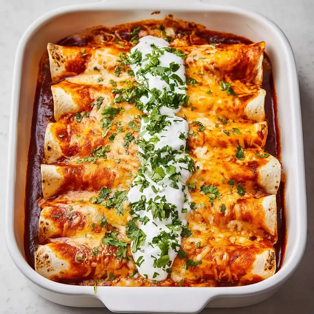 Homemade Easy Chicken Enchiladas Recipe - Recipe Image