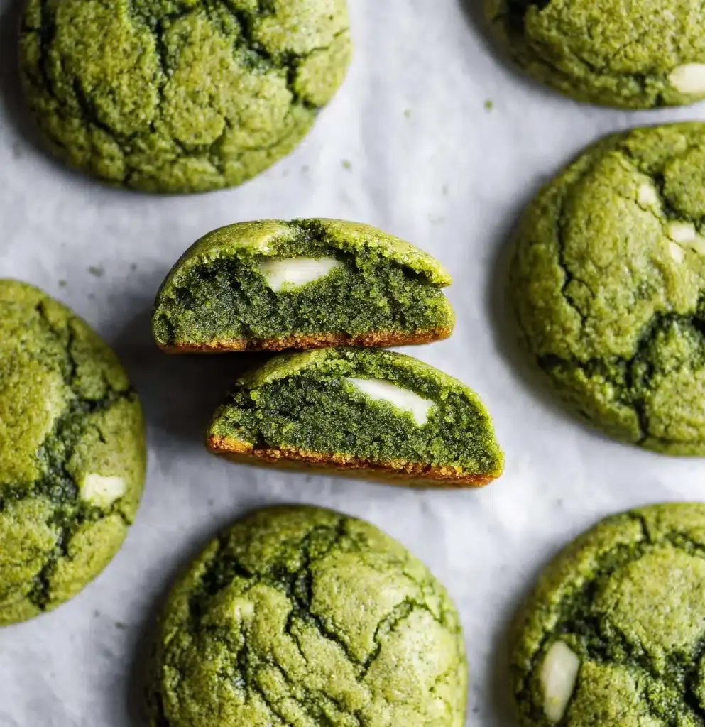 Matcha White Chocolate Cookies Recipe