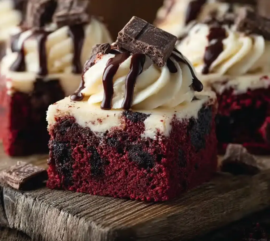 Vampire Bite Red Velvet Brownies Recipe