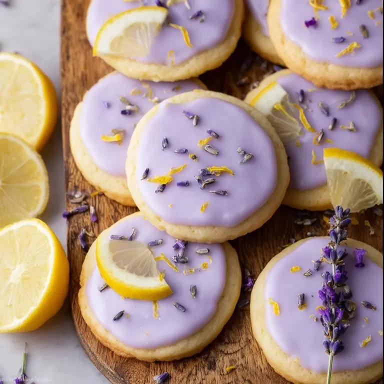Lemon Lavender Cookie Recipe