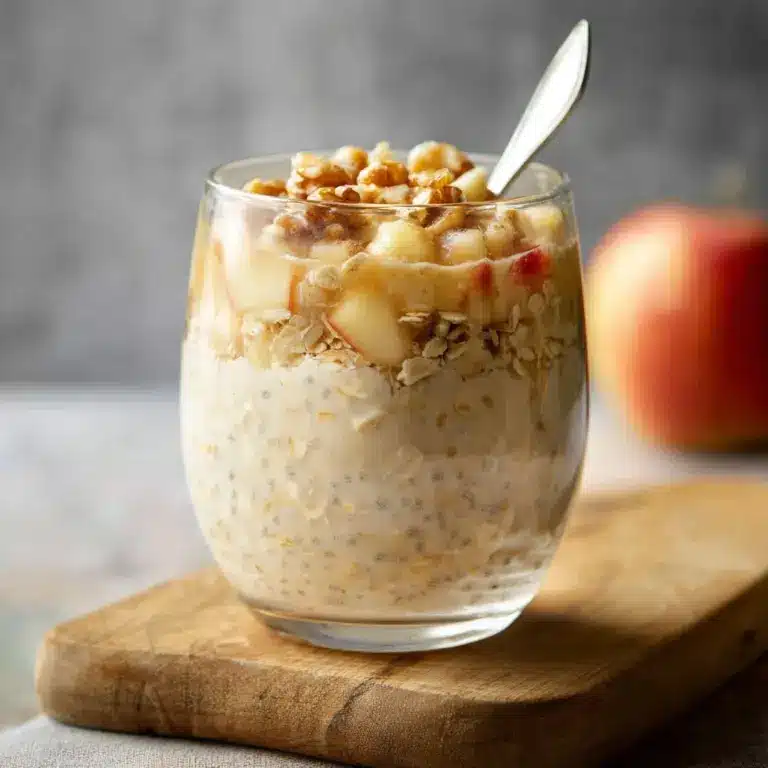 Apple Cinnamon Overnight Oats Recipe