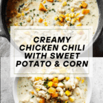 Creamy Corn and Sweet Potato Chicken Chili Recipe