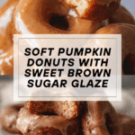 Pumpkin Donuts with Brown Sugar Glaze Recipe