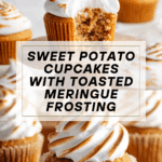 Sweet Potato Cupcakes with Toasted Meringue Frosting Recipe