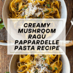 Mushroom Ragù Pappardelle Recipe