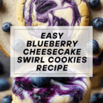 Easy Blueberry Cheesecake Swirl Cookies Recipe