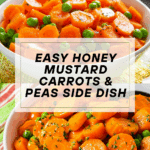 Honey Mustard Carrots and Peas Recipe