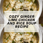 Ginger Lime Chicken and Rice Soup Recipe