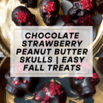 Chocolate-Strawberry Peanut Butter Skulls Recipe