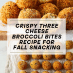 Three Cheese Broccoli Bites Recipe
