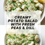 Creamy Potato Salad with Peas and Dill Recipe
