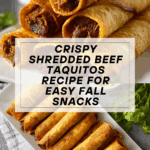 Shredded Beef Taquitos Recipe