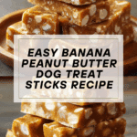 Banana and Peanut Butter Chewy Sticks for Dogs Recipe