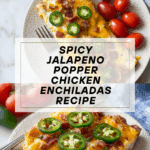 Jalapeno Popper Chicken Enchiladas Recipe