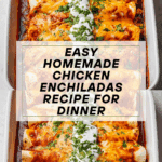 Homemade Easy Chicken Enchiladas Recipe