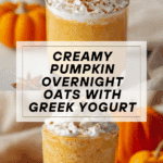 Creamy Pumpkin Overnight Oats with Greek Yogurt Recipe