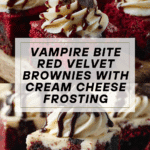 Vampire Bite Red Velvet Brownies Recipe