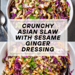 Asian Slaw with Sesame Ginger Dressing Recipe