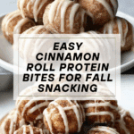 Cinnamon Roll Protein Bites Recipe