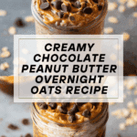 Chocolate Peanut Butter Overnight Oats Recipe