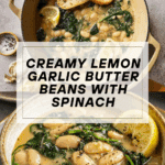 Creamy Lemon Garlic Butter Beans Recipe
