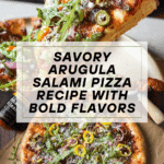Arugula Salami Pizza Recipe