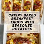Tasty Baked Breakfast Tacos Recipe