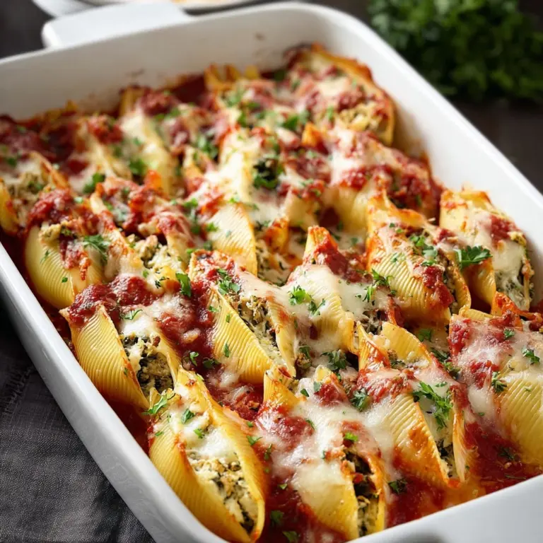 Beefy Stuffed Shells Recipe
