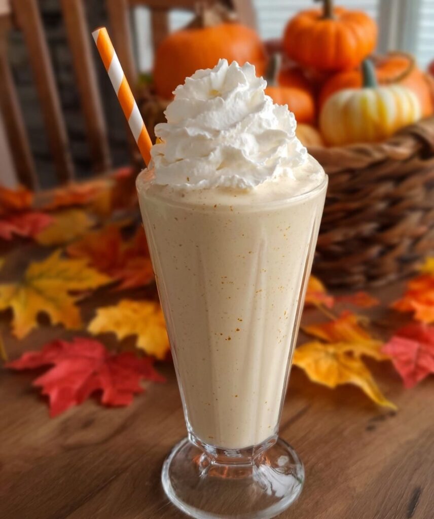 Creamy Pumpkin Spice Milkshake Recipe