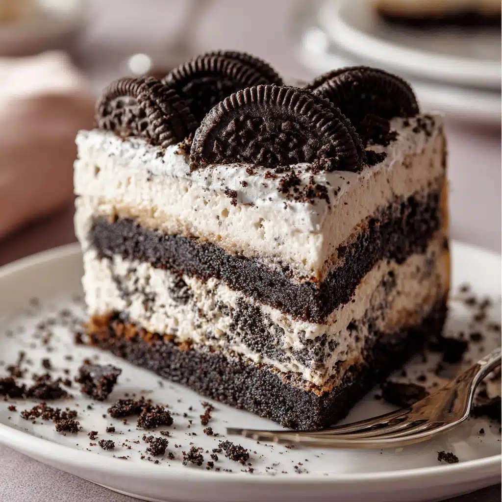 Oreo Cookie Poke Cake Recipe - Recipe Image