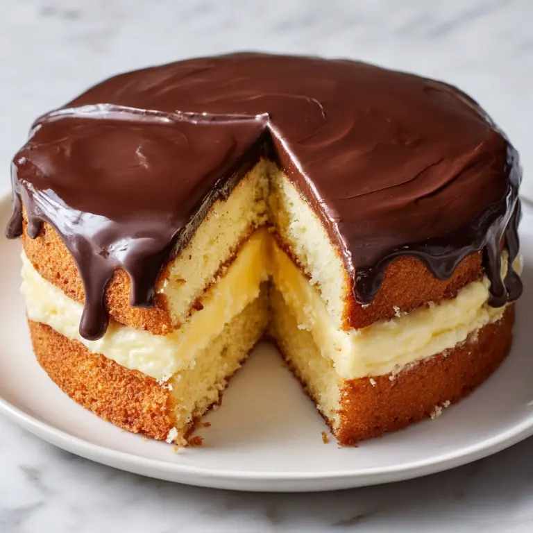 Boston Cream Pie Recipe