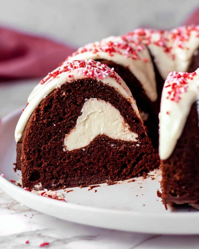 Red Velvet Bundt Cake with Cream Cheese Swirl Recipe