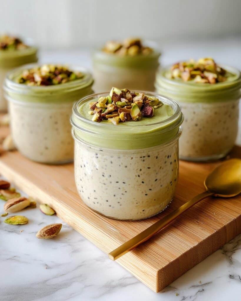 Pistachio Overnight Oats (Meal Prep) Recipe