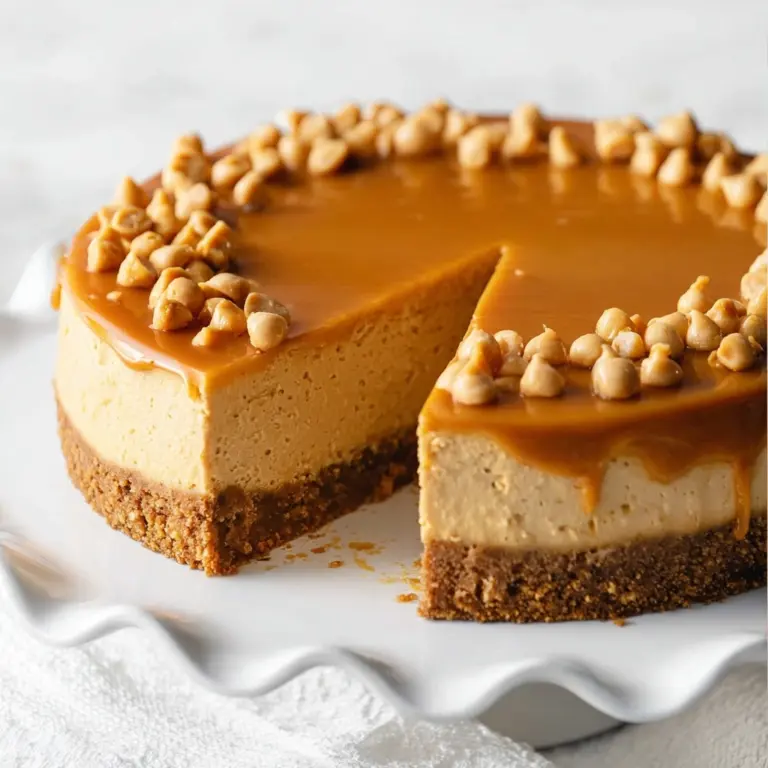 Loaded Butterscotch Cheesecake Recipe