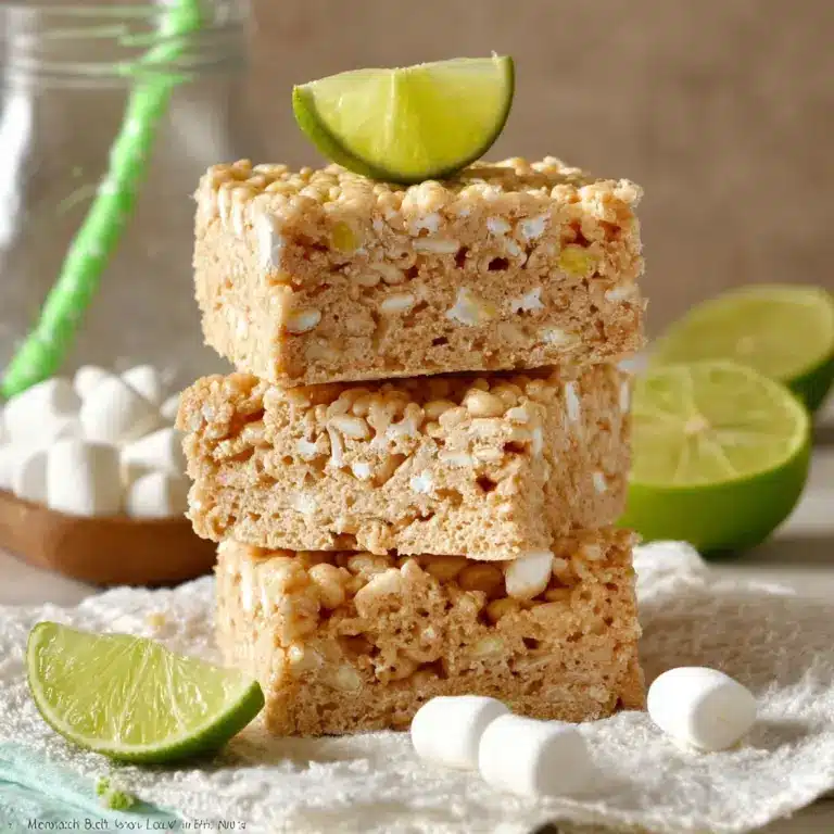 Key Lime Pie Rice Krispie Treats Recipe