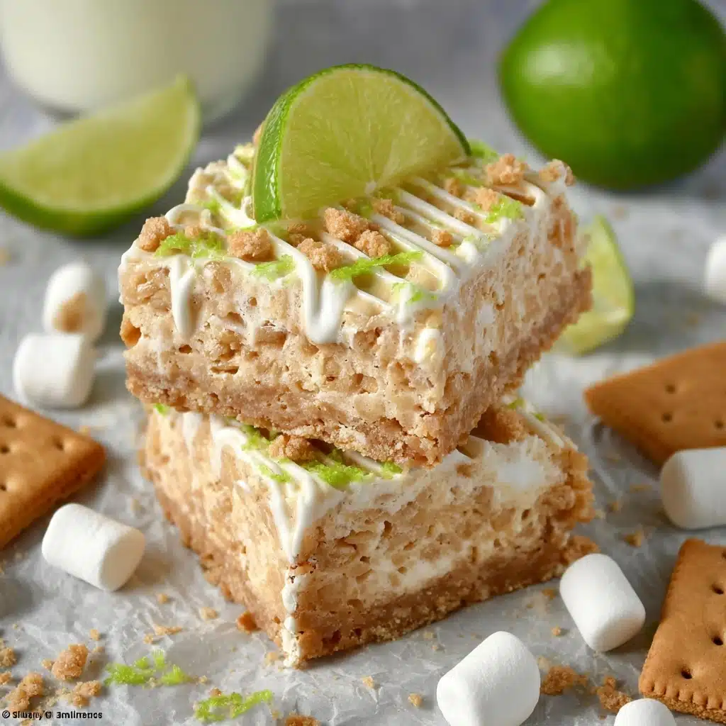 Key Lime Pie Rice Krispie Treats Recipe - Recipe Image