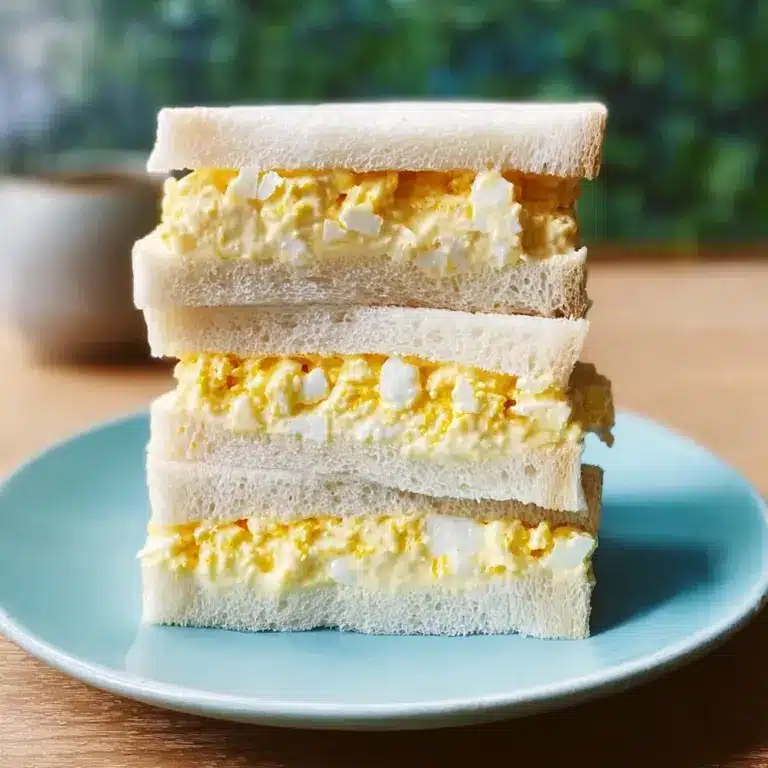 Japanese Egg Sandwich - Tamago Sando Recipe