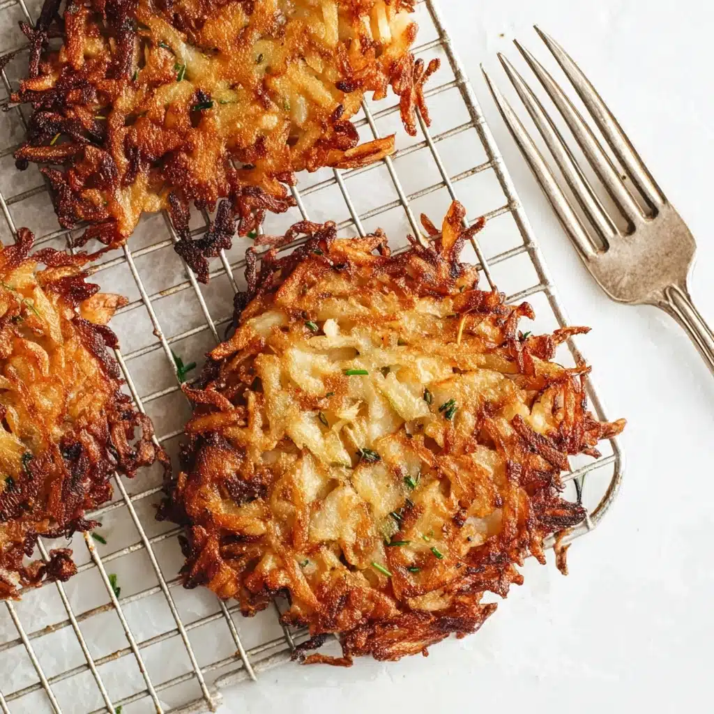 Extra Crispy Scallion Potato Pancakes Recipe - Recipe Image