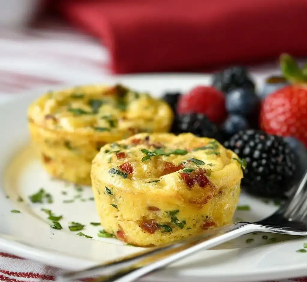 Baked Cottage Cheese Egg Muffins Recipe