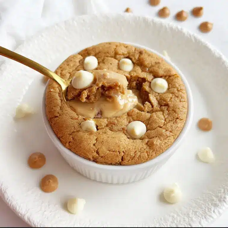 Single Serve Protein Blondie Recipe
