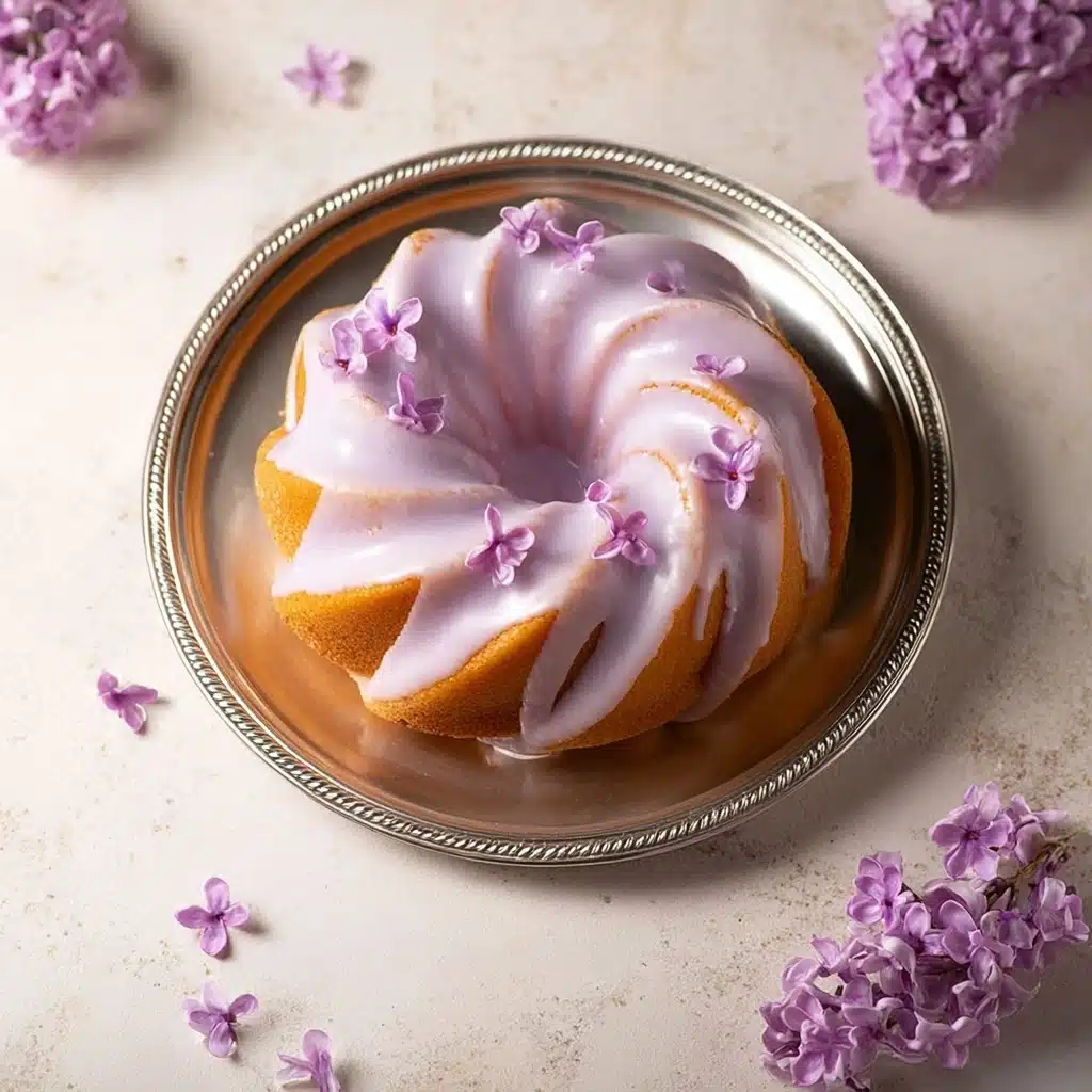 Lilac Bundt Cakes Recipe - Recipe Image